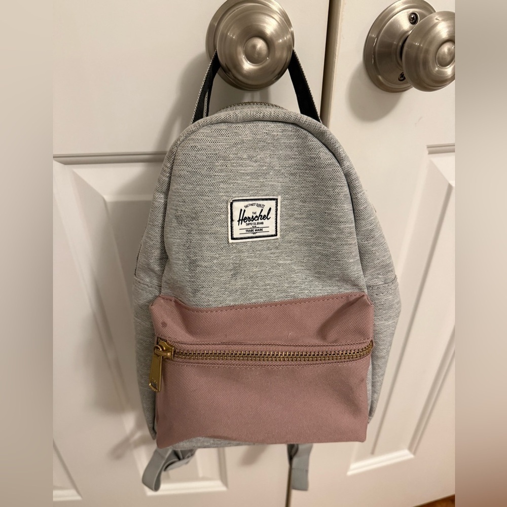 Herschel Supply Co. Mini Backpack Nova Pink and Grey